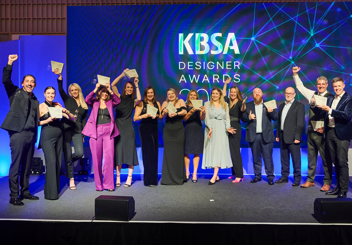 Winners on stage at the KBSA Designer Awards 2025
